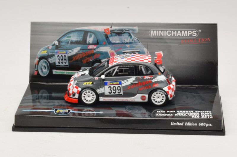 Fiat 500 Abarth Assetto Corse #399 Autohaus Winz VLN 2010 Minichamps 1:43 437101299 Метал