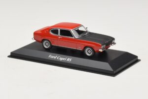 Ford Capri I Червен с Черен Капак Maxichamps 1:43 940085801 Метал — снимка 3 от 4