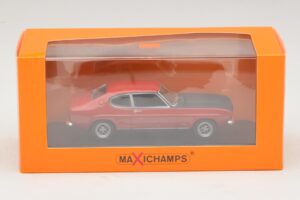 Ford Capri I Червен с Черен Капак Maxichamps 1:43 940085801 Метал — снимка 4 от 4