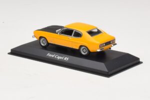 Ford Capri Mk1 RS Жълт с Черен Капак Maxichamps 1:43 940085800 Метал — снимка 3 от 4