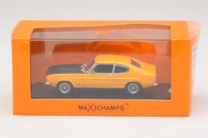 Ford Capri Mk1 RS Жълт с Черен Капак Maxichamps 1:43 940085800 Метал — снимка 4 от 4