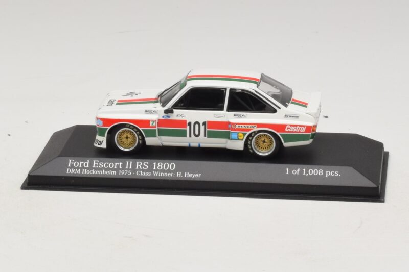 Ford Escort Mk2 RS1800 #10 H. Heyer Class Winner DRM Hockenheim 1975 Minichamps 1:43 Ford Escort Mk2 RS1800 #10 H. Heyer Class Winner DRM Hockenheim 1975 Minichamps 1:43 400758491 Метал