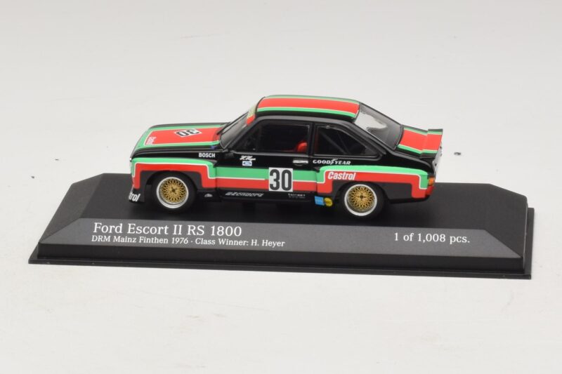 Ford Escort Mk2 RS1800 #30 H. Heyer Class Winner DRM Mainz-Finthen 1976 Minichamps 1:43 400768430 Метал