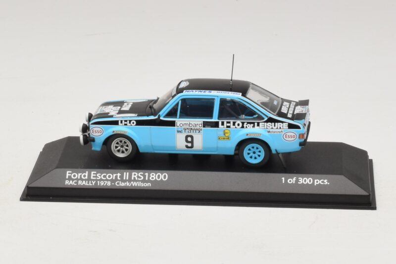 Ford Escort Mk2 RS1800 #9 R. Clark / Wilson RAC Rally 1978 Minichamps 1:43 400788409 Метал