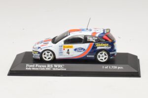 Ford Focus RS WRC #4 C. McRae / N. Grist Rally Monte Carlo 2001 Minichamps 1:43 430018904 Метал