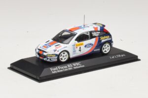 Ford Focus RS WRC #4 C. McRae / N. Grist Rally Monte Carlo 2001 Minichamps 1:43 430018904 Метал — снимка 2 от 4