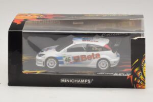 Ford Focus RS WRC #46 V. Rossi / C. Cassina RAC Rally 2007 Повредена Кутия Minichamps 1:43 400078446-O1 Метал — снимка 5 от 5