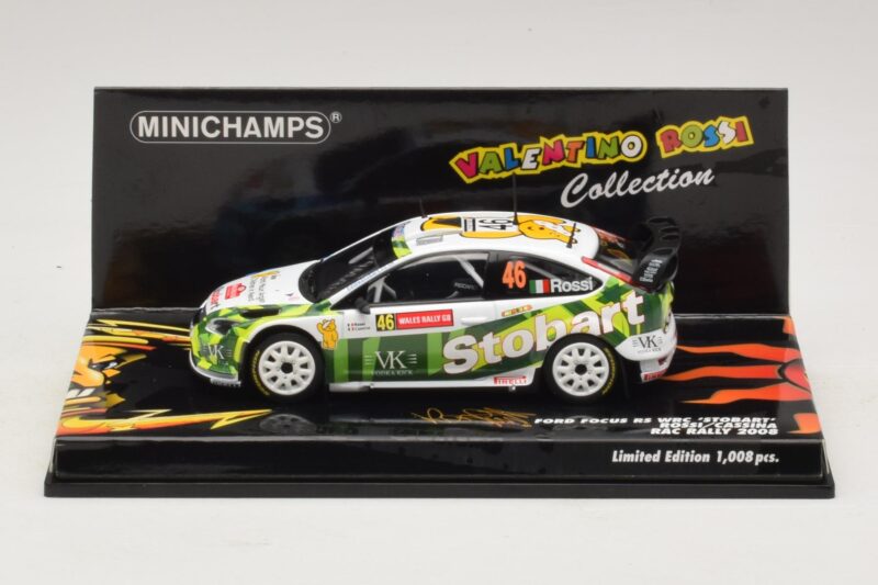 Ford Focus RS WRC #46 V. Rossi / C. Cassina RAC Rally 2008 Minichamps 1:43 400088146 Метал