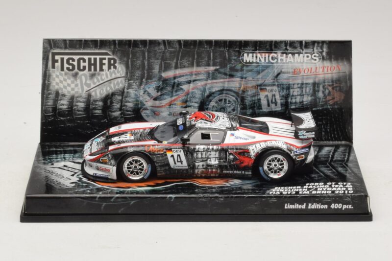 Ford GT GT3 Fisher #14 M. Eskelinen / Nygaard FIA GT3 European Championship Brno 2010 Minichamps 1:43 437108414 Метал
