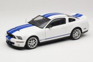 Ford Shelby Cobra GT500 Concept Бял със Синя Лента AUTOart 1:18 73052 Метал
