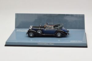 Horch 853 A Sport Cabriolet Черен Син Minichamps 1:43 436012036 Метал