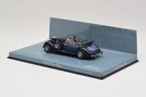 Horch 853 A Sport Cabriolet Черен Син Minichamps 1:43 436012036 Метал — снимка 3 от 5