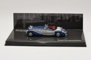 Horch 855 Special Roadster Сребрист Син Minichamps 1:43 436014202 Метал