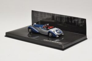 Horch 855 Special Roadster Сребристо Синьо Без Външна Кутия Minichamps 1:43 436014202-O1 Метал — снимка 3 от 4