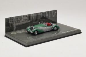 Horch 855 Special Roadster Сребрист Зелен Minichamps 1:43 436014205 Метал — снимка 2 от 5