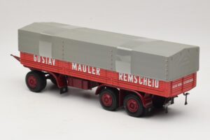 Kassbohrer Ремарке с Открита Платформа Mauler Remscheid Minichamps 1:43 439161099 Метал — снимка 5 от 6