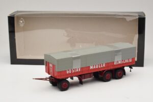 Kassbohrer Ремарке с Открита Платформа Mauler Remscheid Minichamps 1:43 439161099 Метал — снимка 6 от 6