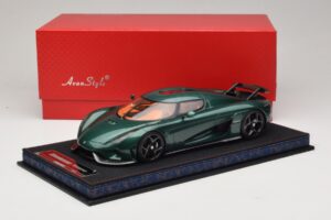 Koenigsegg Regera Зелен Тониран Карбон FrontiArt 1:18 AS010-110 Смола — снимка 6 от 7