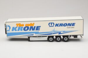 Krone Cooliner Шарнирно Кутийно Полуремарке Minichamps 1:43 439911040 Метал — снимка 3 от 6