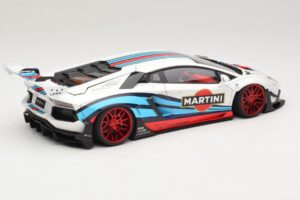 Lamborghini Aventador LB Works Martini Livery AUTOart 1:18 79185 Композит — снимка 3 от 8