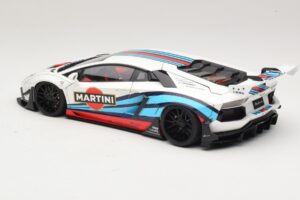 Lamborghini Aventador LB Works Martini Livery AUTOart 1:18 79185 Композит — снимка 7 от 8