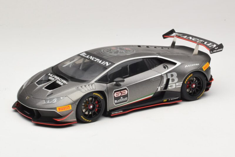 Lamborghini Huracan LP620-2 Super Trofeo #63 Тъмносив 2016 AUTOart 1:18 81559 Композит