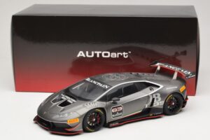 Lamborghini Huracan LP620-2 Super Trofeo #63 Тъмносив 2016 AUTOart 1:18 81559 Композит — снимка 8 от 8