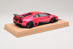 Lamborghini Murcielago Liberty Walk Гланцово Розово AB Models 1:18 REMC044 Смола — снимка 2 от 7