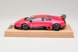 Lamborghini Murcielago Liberty Walk Гланцово Розово AB Models 1:18 REMC044 Смола — снимка 3 от 7