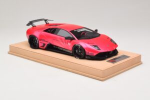 Lamborghini Murcielago Liberty Walk Гланцово Розово AB Models 1:18 REMC044 Смола — снимка 4 от 7
