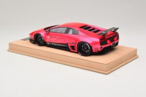 Lamborghini Murcielago Liberty Walk Гланцово Розово AB Models 1:18 REMC044 Смола — снимка 5 от 7