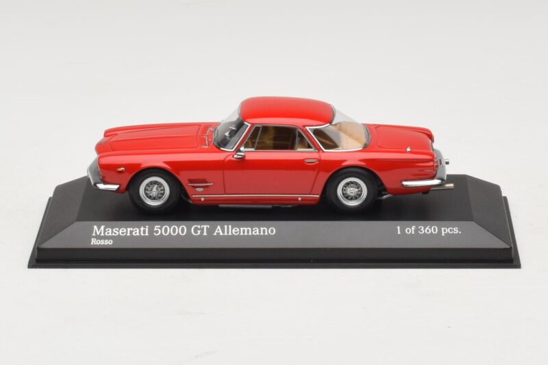 Maserati 5000 GT Allemano Червен Minichamps 1:43 Maserati 5000 GT Allemano Червен Minichamps 1:43 437123321 Метал