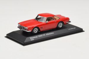 Maserati 5000 GT Allemano Червен Minichamps 1:43 437123321 Метал — снимка 2 от 4