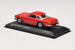 Maserati 5000 GT Allemano Червен Minichamps 1:43 437123321 Метал — снимка 3 от 4