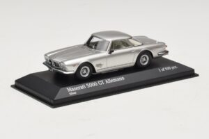 Maserati 5000 GT Allemano Сребърен Minichamps 1:43 437123324 Метал — снимка 2 от 4