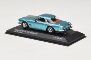 Maserati 5000 GT Allemano Verde Metallizzato Minichamps 1:43 437123320 Метал — снимка 3 от 4