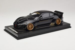 Maserati GranTurismo Liberty Walk Черен със Златни Джанти AB Models 1:18 MAS-LB08-C Смола