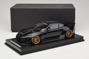 Maserati GranTurismo Liberty Walk Черен със Златни Джанти AB Models 1:18 MAS-LB08-C Смола — снимка 6 от 7