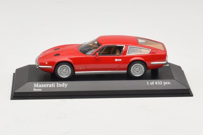 Maserati Indy Червен Minichamps 1:43 Maserati Indy Червен Minichamps 1:43 437123120 Метал