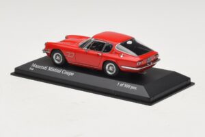 Maserati Mistral Червен Minichamps 1:43 437123424 Метал — снимка 3 от 4