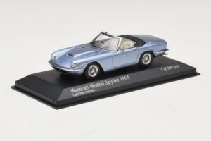 Maserati Mistral Spyder Light Blue Metallic Minichamps 1:43 437123432 Метал — снимка 2 от 4