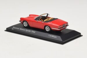 Maserati Mistral Spyder Червен Minichamps 1:43 437123430 Метал — снимка 3 от 4