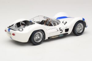 Maserati Tipo 61 #5 S. Moss / D. Gurney Camoradi ADAC 1000km Nurburgring Winner 1960 Minichamps 1:18 100601205 Метал — снимка 3 от 8