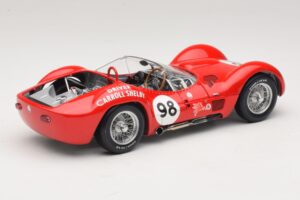 Maserati Tipo 61 #98 C. Shelby Times Mirror Grand Prix for Sportscars 1960 Minichamps 1:18 100601298 Метал — снимка 3 от 8
