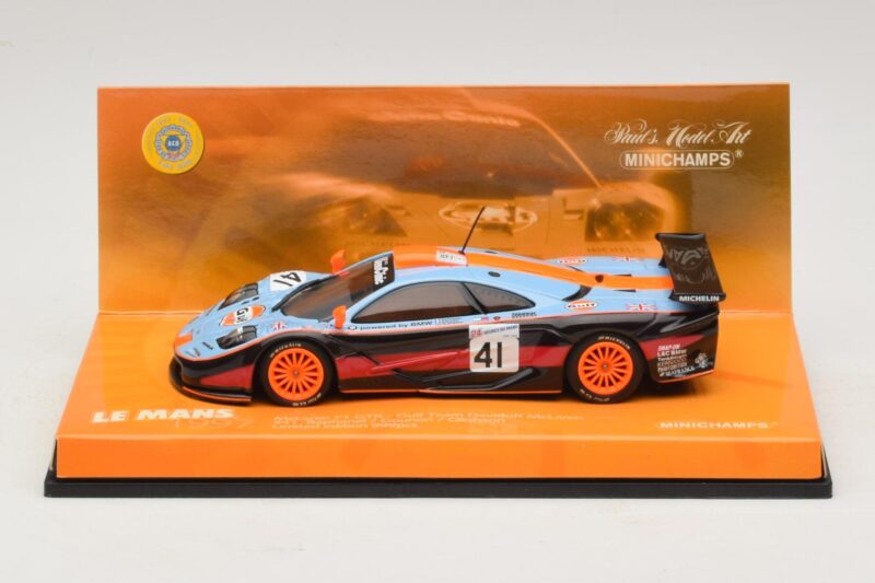 McLaren F1 GTR Gulf Team Davidoff #41 P-H. Raphanel / J-M. Gounon FIA GT Championship 1997 Minichamps 1:43 533174341 Метал