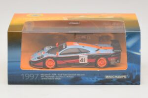 McLaren F1 GTR Gulf Team Davidoff #41 P-H. Raphanel / J-M. Gounon FIA GT Championship 1997 Minichamps 1:43 533174341 Метал — снимка 4 от 4