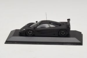 McLaren F1 GTR Prototype Черен Мат С Черни Джанти Minichamps 1:43 MCLAREN009 Метал — снимка 4 от 4