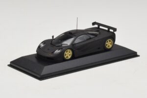 McLaren F1 GTR Prototype Черен Мат Със Златни Джанти Minichamps 1:43 MCLAREN008 Метал