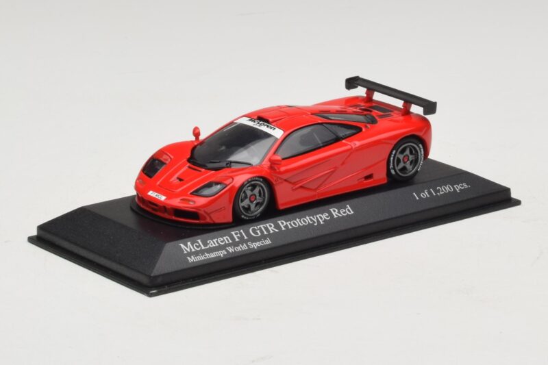 McLaren F1 GTR Prototype World Special Червен Minichamps 1:43 MCLAREN007 Метал