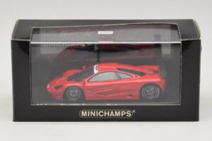 McLaren F1 GTR Prototype World Special Червен Minichamps 1:43 MCLAREN007 Метал — снимка 4 от 4